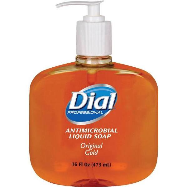 Dial 2340080790 Gold Antimicrobial Liquid Hand Soap 16oz Dial 2340080790 Gold Antimicrobial Liquid Hand Soap 16oz